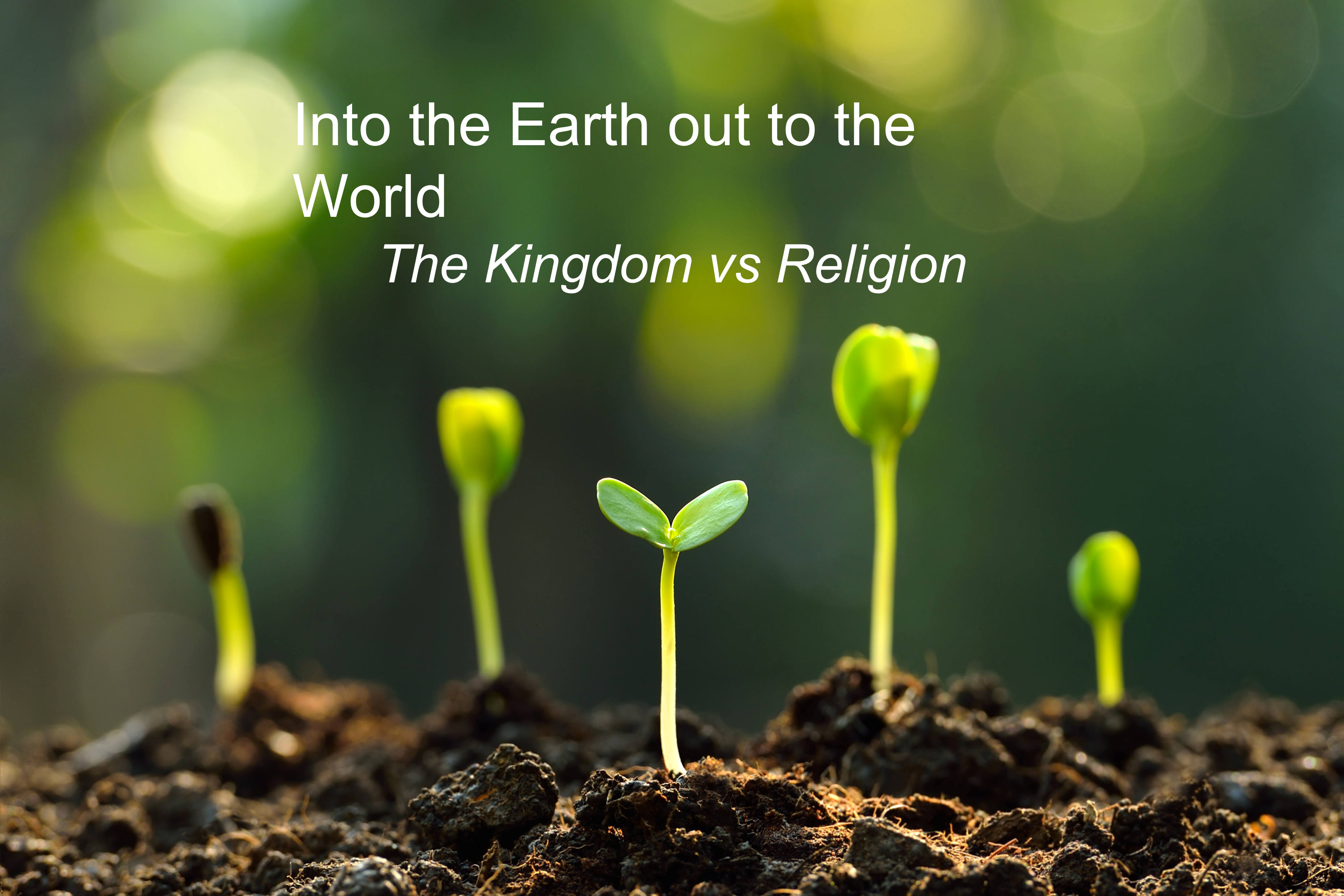 Sermon: Into the Earth Out to the World
